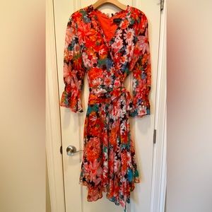 TAHARI Cocktail Floral Dress